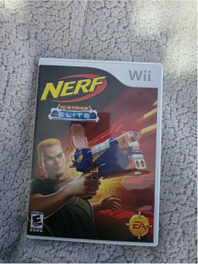 Nerf N-Strike Elite Wii Video Game One Size Black Red